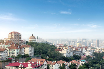 Fototapeta premium Beautiful City in Qingdao, China