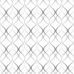 Naklejka premium Vector seamless texture. Modern geometric background. Repeating pattern with wavy lines.