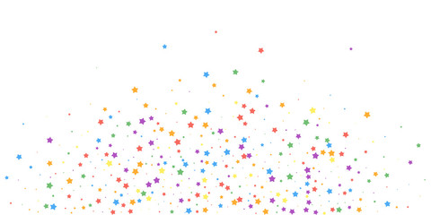 Festive confetti. Celebration stars. Joyous stars 