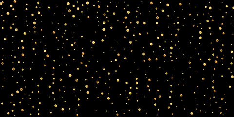 Sparse gold confetti luxury sparkling confetti. Sc