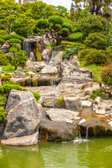 Fototapeta na wymiar Japanese garden in Buenos Aires, Argentina