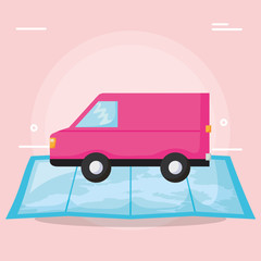 Fototapeta premium Cargo truck design