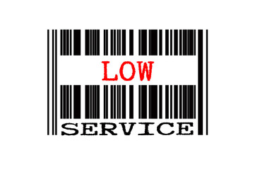 Conceptual text on bar code.