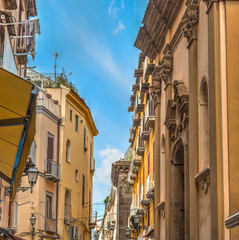 Fototapeta na wymiar Narrow alley in old town Sorrento