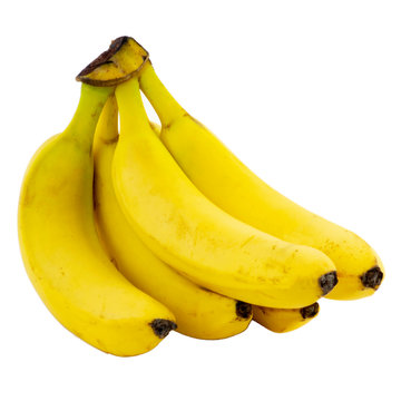 banana brush on white background