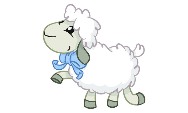 cute cartoon sheep
