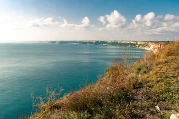 Famous cliff in Balgarevo in Bulgaria