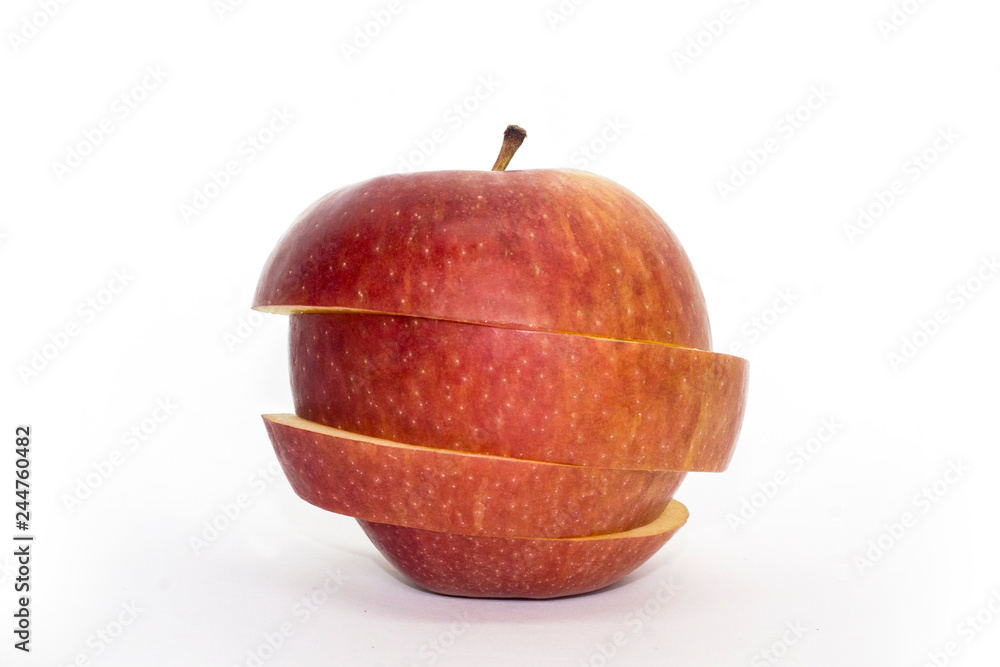 Wall mural photography of an apple.