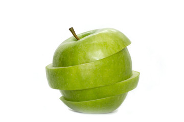 Photography of an apple.