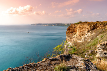 Famous cliff in Balgarevo in Bulgaria
