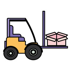Lift truck icon