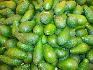 fresh Mature exotic fruit, avocado