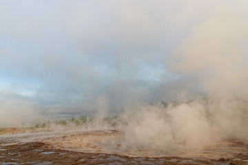 beim grossen Geysir, Island