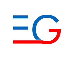 Initial Letter EG Logo Template Design