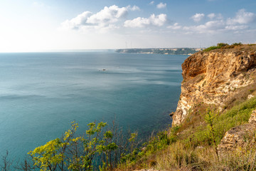 Fototapeta na wymiar Famous cliff in Balgarevo in Bulgaria