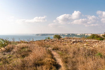 Famous cliff in Balgarevo in Bulgaria