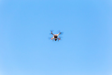Quadcopter in the sky
