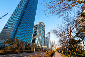 The Beautiful Modern Urban Architectural Landscape of Qingdao..