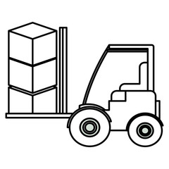 Lift truck icon