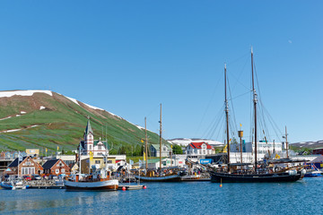 Hafen von Husavik, Island