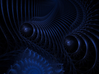Take a look in the nice infinity of computer rendered visual art fractals - abstract design surrealism background wallpaper