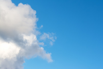 Obraz premium white cloud in the sky