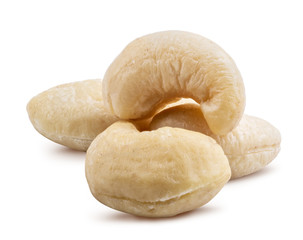 Cashew nut isolated on white background