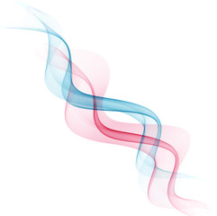 Abstract background with color waves