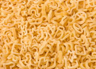 isolated image of pasta close-up