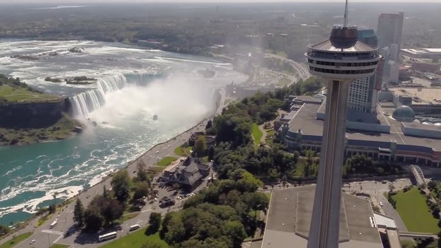 Niagara Falls Skylon Tower from Above