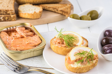 Varieties of fish sandwiches.