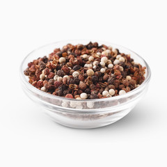 Peppercorns mix in bowl