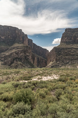 Fototapeta na wymiar Santa Elena Canyon Valley