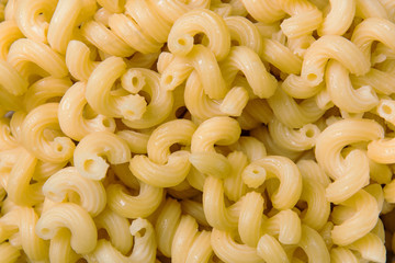 cooked macaroni noodles