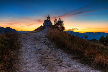 small chapel on the hill