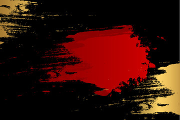 Gold Paint Glittering Textured Art 