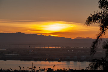 Sunrise in Downtown, San Diego, CA