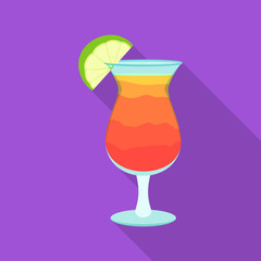 Vector design of drink and bar symbol. Collection of drink and party vector icon for stock.