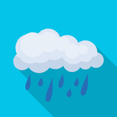 Isolated object of weather and climate icon. Collection of weather and cloud stock symbol for web.