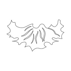 Vector illustration of burger and sandwich icon. Set of burger and slice stock symbol for web.