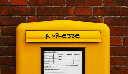 Postadresse Briefkasten