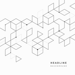 Abstract geometric technological background.