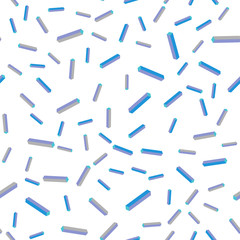 Light Pink, Blue vector seamless, isometric texture with colored lines.