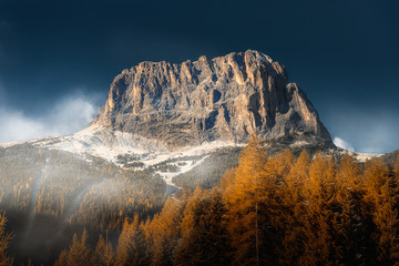 Gardena Pass, high mountain pass in South Tyrol
