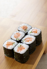 Delicious Japanese food, fresh sushi