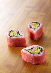 Delicious Japanese food, fresh sushi