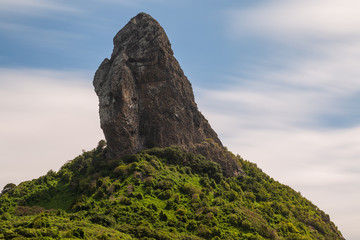 hill of the pico in the conceição beach in fernando de noronha, pernambuco - brazil