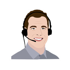 Call center operator vector