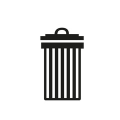 bin icon vector