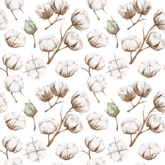 Seamless cotton pattern